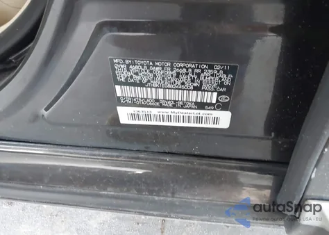 2011 Lexus Es 350 из США, поврежденный, VIN JTHBK1EG8B2445008